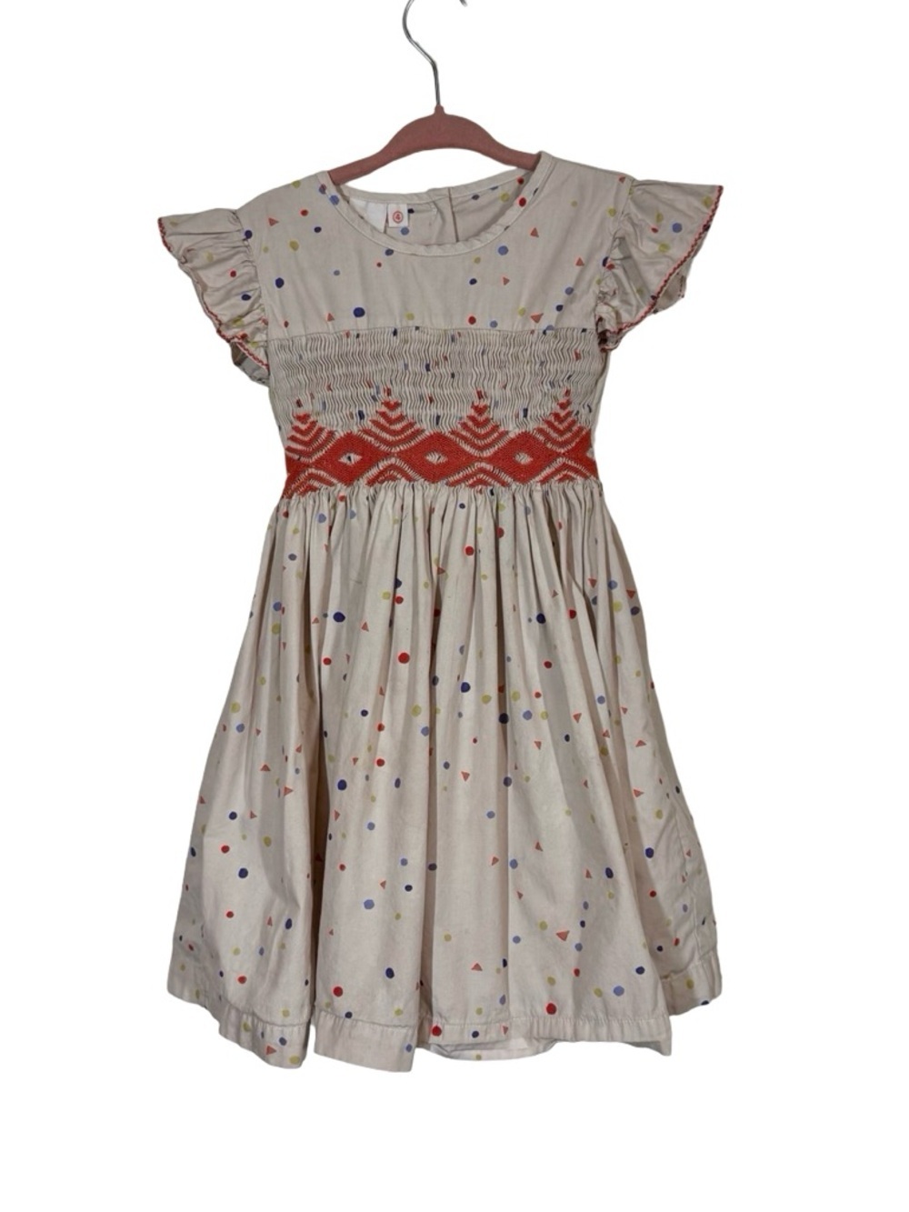 Oso & Me Betty Smocked Dress in Signature Dot - Picture 5 of 15